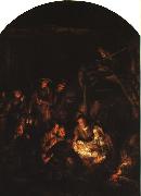 REMBRANDT Harmenszoon van Rijn Adoration of the Shepherds oil painting reproduction
